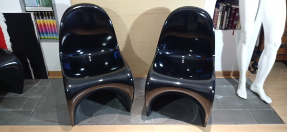 Image 1 of 2x Vitra Chair Classic S by Verner Panton