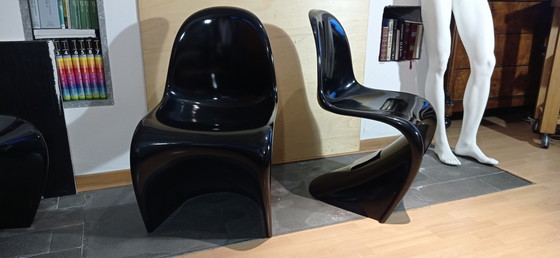 Image 1 of 2x Vitra Chair Classic S by Verner Panton