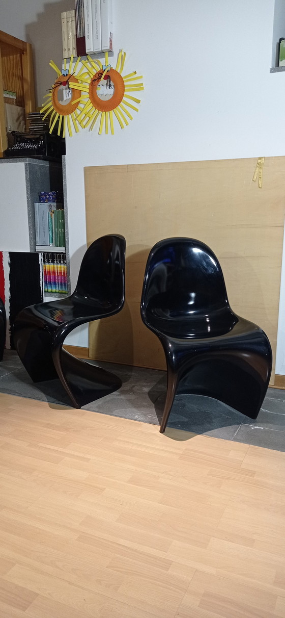 Image 1 of 2x Vitra Chair Classic S by Verner Panton