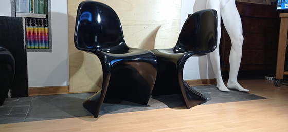 Image 1 of 2x Vitra Chair Classic S by Verner Panton