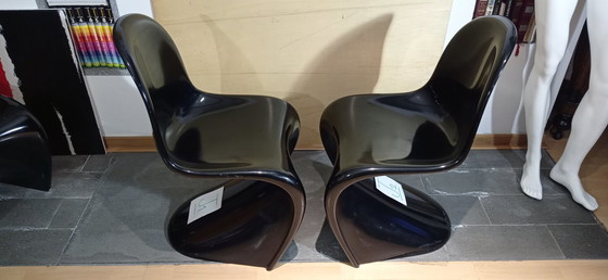 Image 1 of 2x Vitra Chair Classic S by Verner Panton