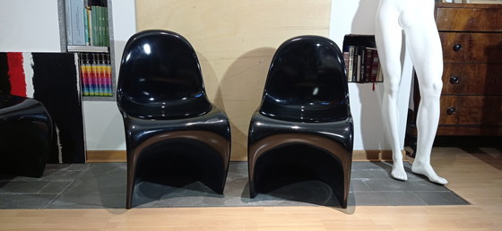 Image 1 of 2x Vitra Chair Classic S by Verner Panton