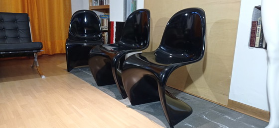 Image 1 of 2x Vitra Chair Classic S by Verner Panton