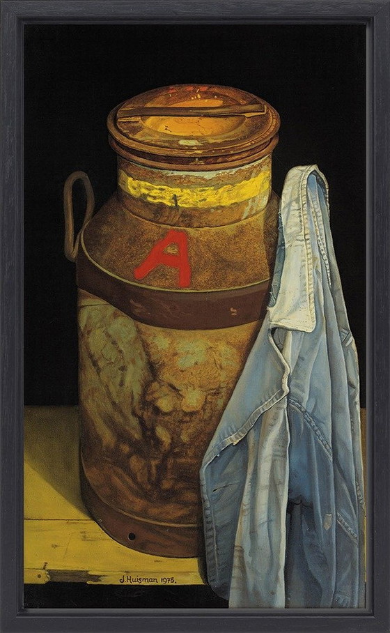 Image 1 of Jopie Huisman ---Still Life With Milk Can (Framed)