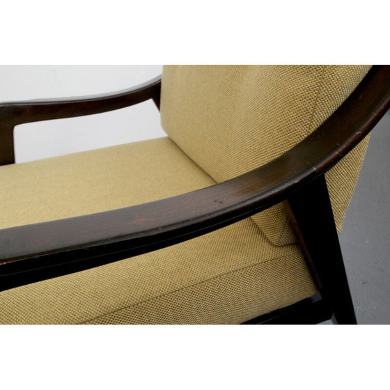 Image 1 of Poltrona tedesca vintage in legno - anni '50