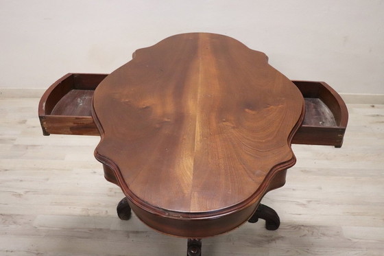 Image 1 of Antique Table In Walnut