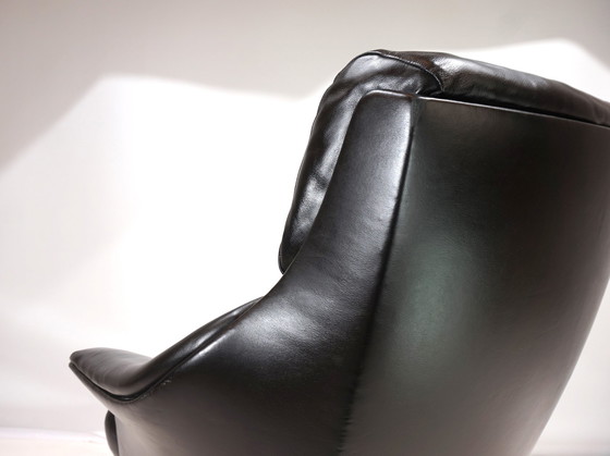 Image 1 of Giroflex 7051 Leather Office Chair By Martin Stoll, 1960
