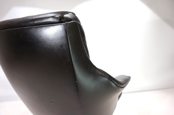 Image 1 of Giroflex 7051 Leather Office Chair By Martin Stoll, 1960