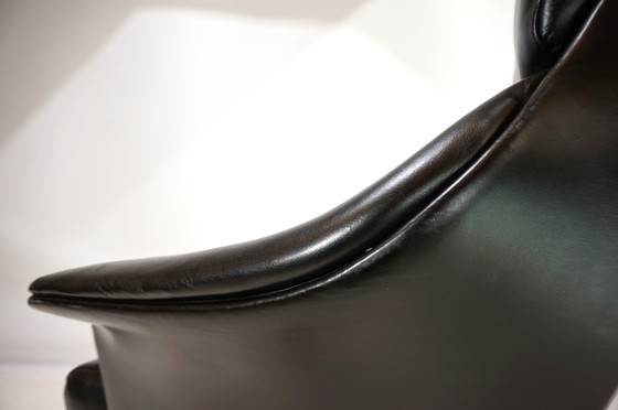 Image 1 of Giroflex 7051 Leather Office Chair By Martin Stoll, 1960