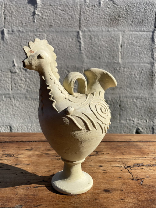 Zoomorphic Pitcher Rooster