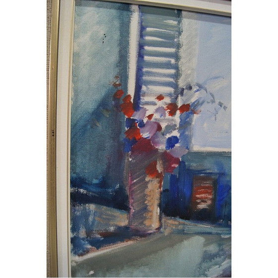 Image 1 of Dipinto ad olio d'epoca di Roald Hansen, Danimarca 1980