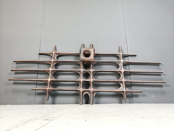 Image 1 of Large Brutalist Wall Sculpture, 1970S