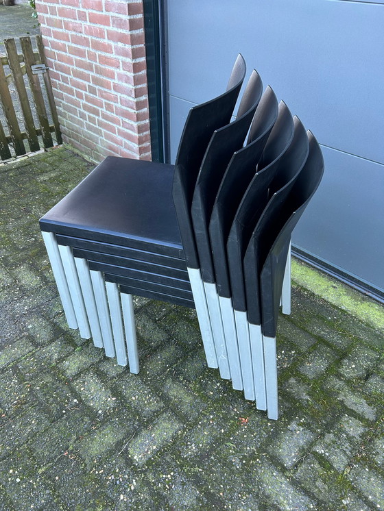 Image 1 of 6x chaises de salle à manger Leolux Myto