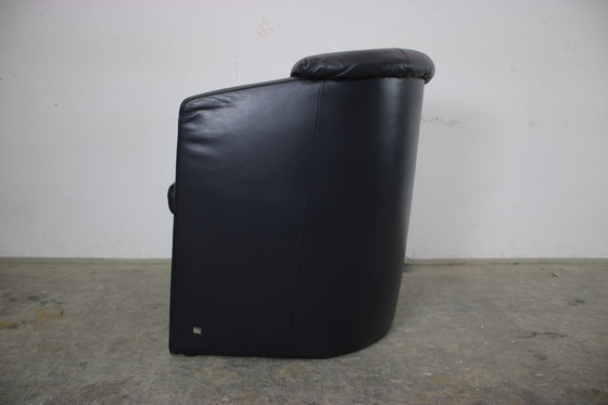 Image 1 of 4x poltrona Rolf Benz Club monoposto in pelle