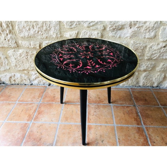 Image 1 of Vintage tripod side table, 1960-1970