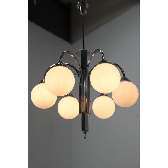 Image 1 of Lampadario art déco vintage, Francia 1930