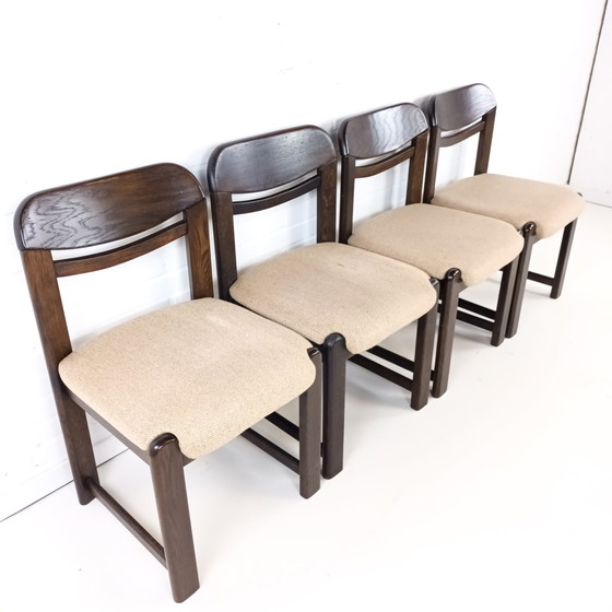 Image 1 of 4x vintage brutalist chair