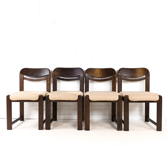 Image 1 of 4x vintage brutalist chair