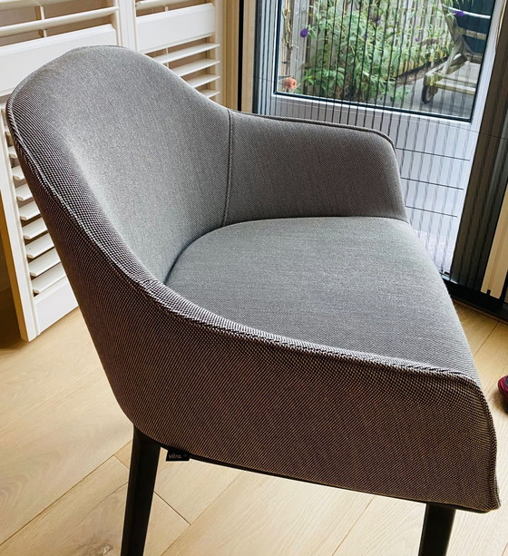 Image 1 of 6X Vitra Tub Dining Chairs Exclusive Legs