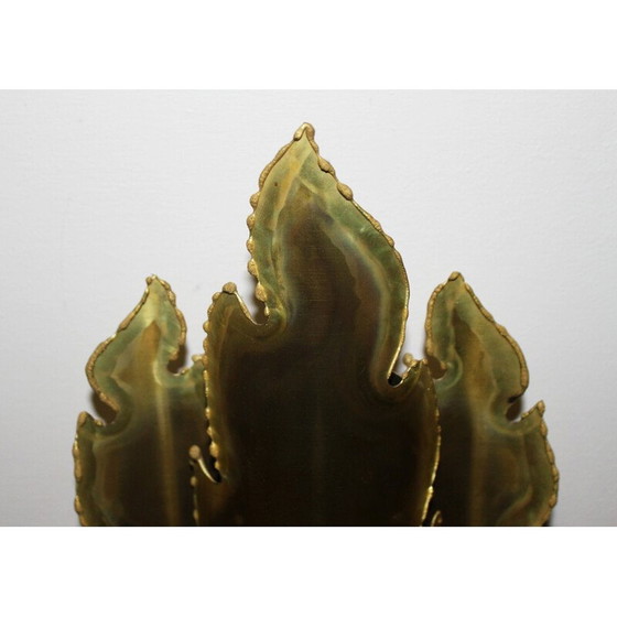 Image 1 of Vintage brass wall lamp by Sven Aage Holm Sørensen, Denmark 1960s