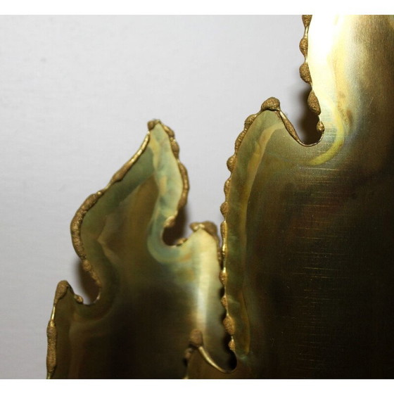 Image 1 of Vintage brass wall lamp by Sven Aage Holm Sørensen, Denmark 1960s