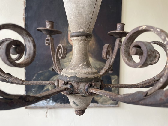 Image 1 of Pendant Lamp For Candles Church Lamp Candle Lamp Antique French