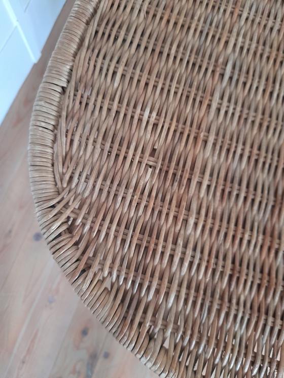 Image 1 of 70S Vintage Rattan Table