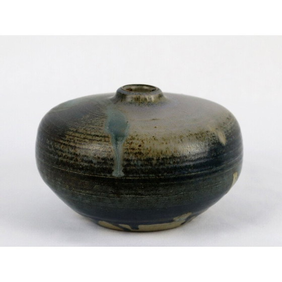 Image 1 of Vintage ceramic vase by Thierry Basile, 1980