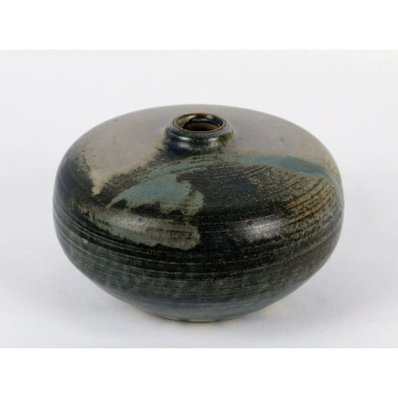 Image 1 of Vintage ceramic vase by Thierry Basile, 1980