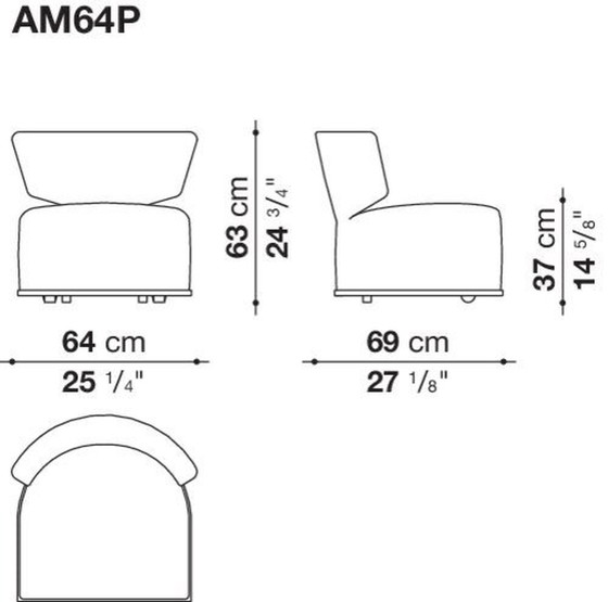 Image 1 of Maxalto Amoenus Soft By Antonio Citterio Armchairs 2 Pieces