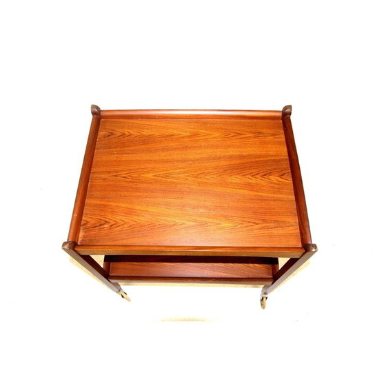 Image 1 of Vintage teak cart, Sweden 1960