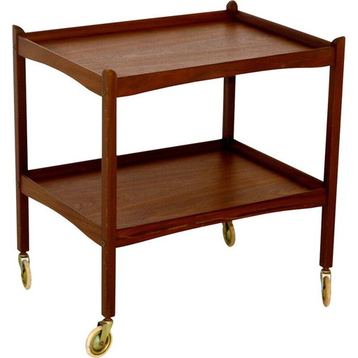 Vintage teak cart, Sweden 1960