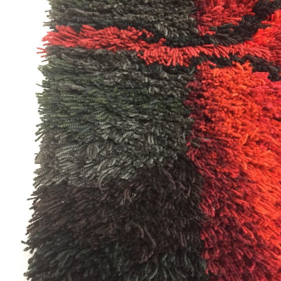 Image 1 of Vintage Wall Rya Rug by Helena Koskivaara for Wetterhoff 1960