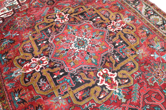 Image 1 of Original hand-knotted Persian carpet Heriz/Heris 337 X 240 Cm Top condition