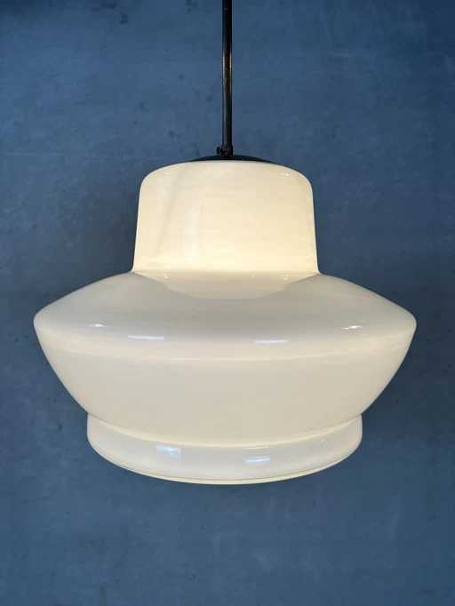 Art Deco Pendant Lamp - Opaline