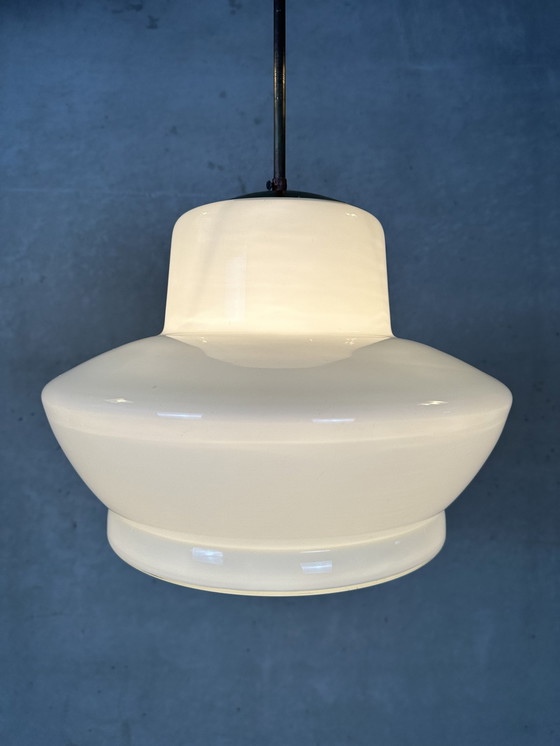 Image 1 of Art Deco Pendant Lamp - Opaline