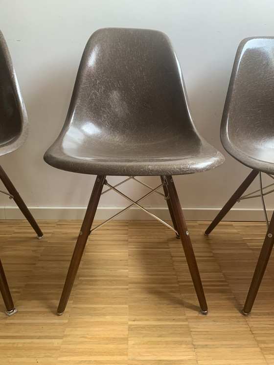 Image 1 of 4x chaises Eames Herman Miller