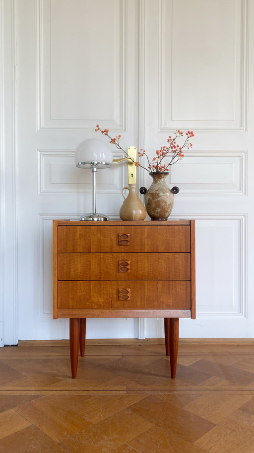 Danish Wooden Drawer Cabinet