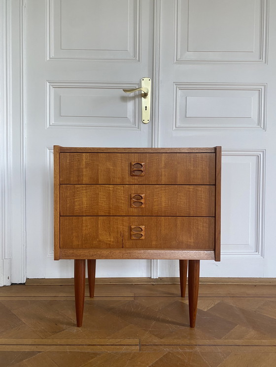 Image 1 of Danish Wooden Drawer Cabinet