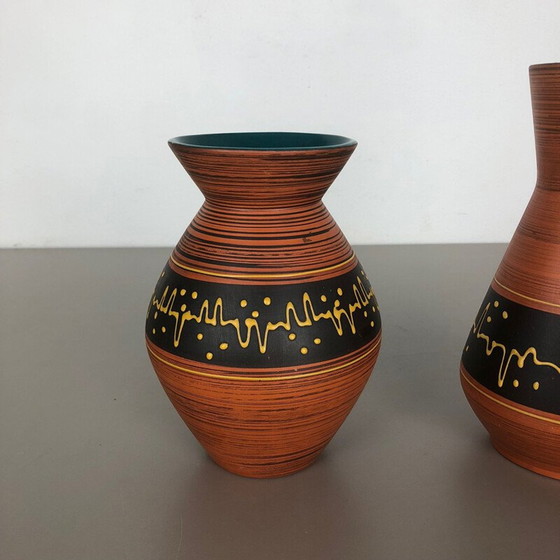 Image 1 of Pair of vintage ceramic vases by Heinz Siery for Carstens Tönnieshof, Germany 1960