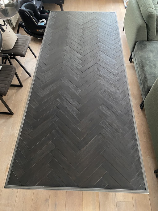 Eleonora Herringbone Dining Room Table