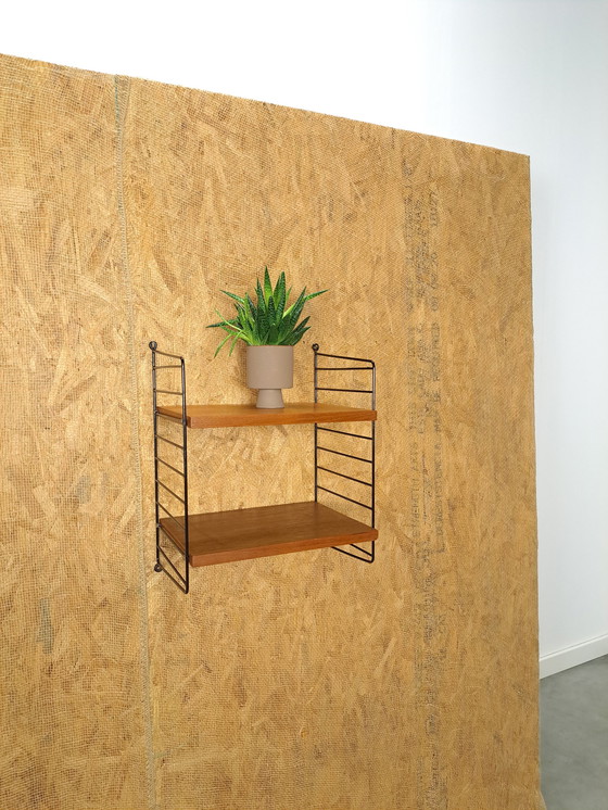 Image 1 of Nisse Strinning wall rack with 2 shelves, wall system String