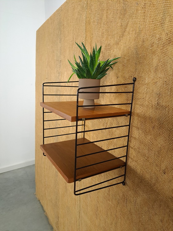 Image 1 of Nisse Strinning wall rack with 2 shelves, wall system String