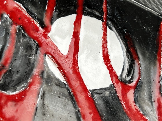 Image 1 of Giuseppe Mazzotti, Albisola, Painted And Signed Plate From 1970