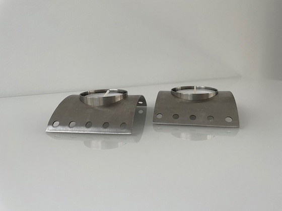 Image 1 of 2X Stainless Steel Tea Light Holders From Zack Design