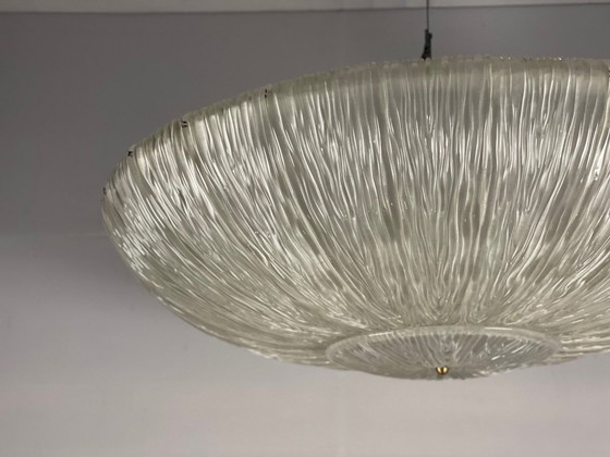 Image 1 of Murano Glass Chandelier, Ufo Circa 1980