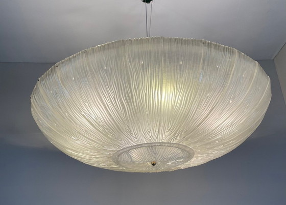 Image 1 of Murano Glass Chandelier, Ufo Circa 1980