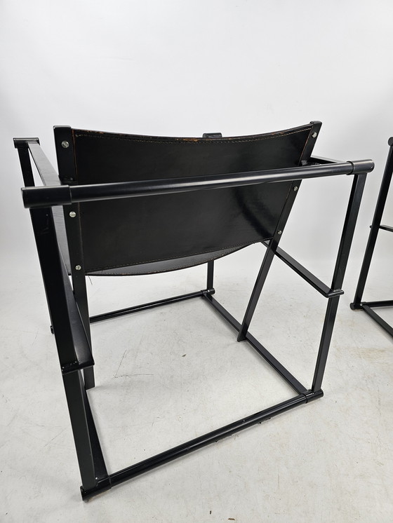 Image 1 of 2 Radboud van Beekum chairs FM60 cube Pastoe leather