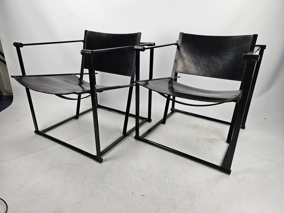 Image 1 of 2 Radboud van Beekum chairs FM60 cube Pastoe leather