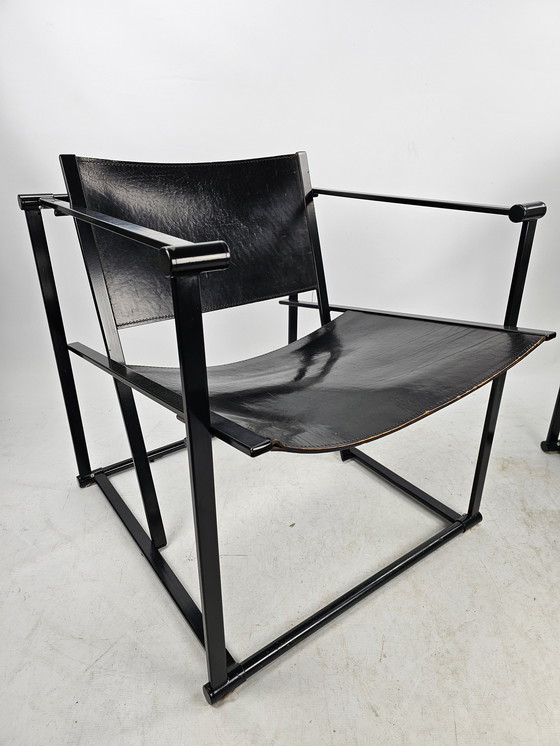 Image 1 of 2 Radboud van Beekum chairs FM60 cube Pastoe leather